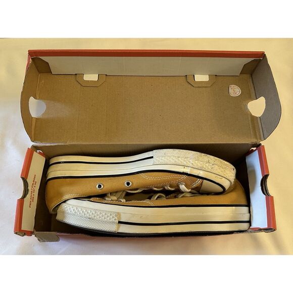 Converse Other - Converse Chuck Taylor Sunflower Yellow Low-top Shoes Mens Size 6